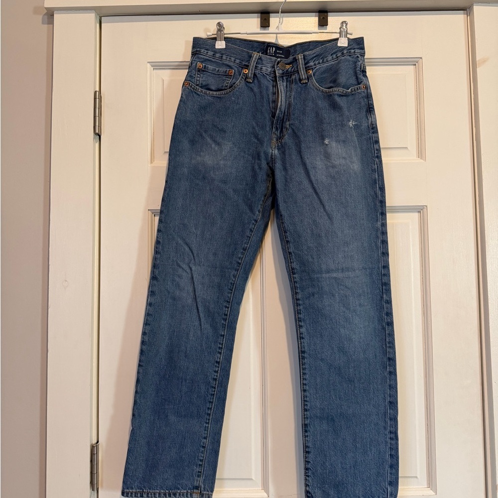 GAP Men’s Straight Leg Dark Wash Jeans 30x30